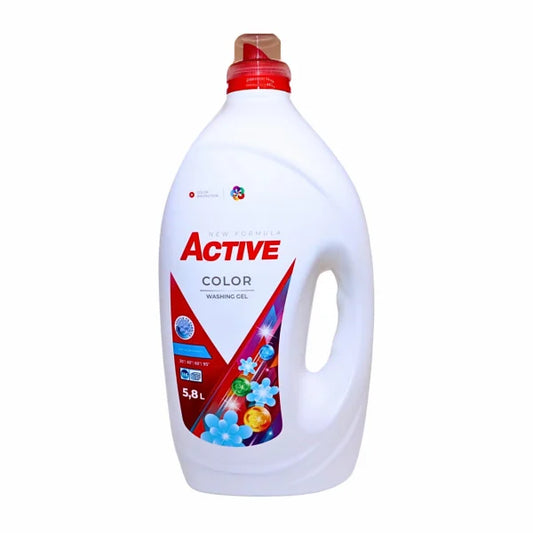 Detergent gel Active Color 5,8 L, 116 spalari