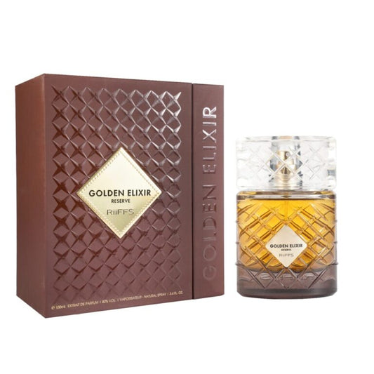 Golden Elixir Reserve, Riiffs,Extrait de Parfum Unisex- 100ml